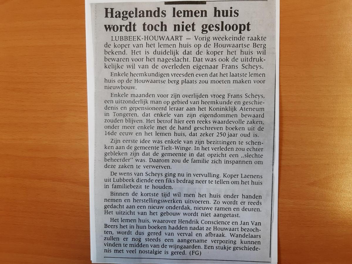 Lemen Huis Houwaart Tielt-Winge Luaran gambar
